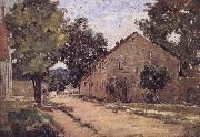 Camille Pissarro Marley Road to Hong Kong oil painting reproduction